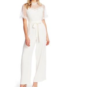 CeCe Dotted Lace Jumpsuit